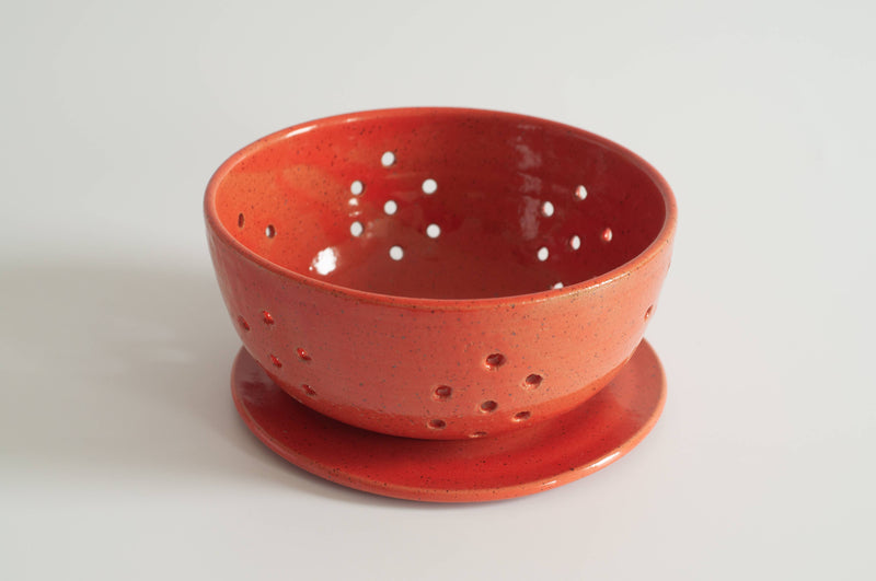 RachaelPots - Large Berry Bowl With Dish: Dark Blue