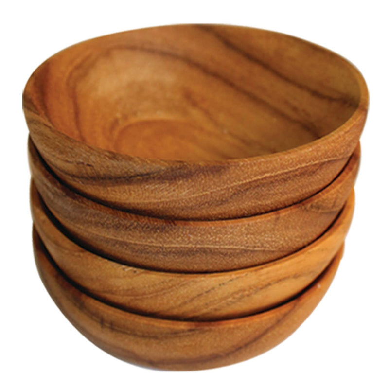 Be Home | Teak Round Bowls