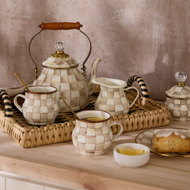 MacKenzie Childs | Mocha Check Medium Canister