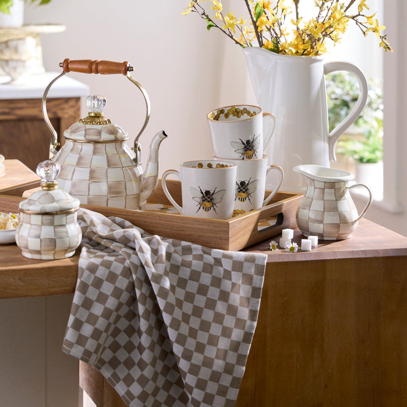 MacKenzie Childs | Mocha Check Creamer