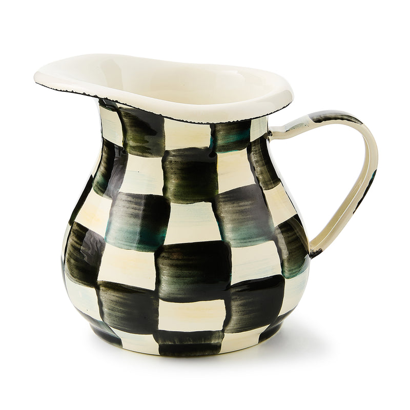 MacKenzie Childs | Courtly Check with Bird Tea Kettle, 3 QT.