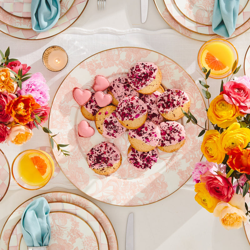 MacKenzie Childs | Rosy Check Tea Kettle, 3 QT.