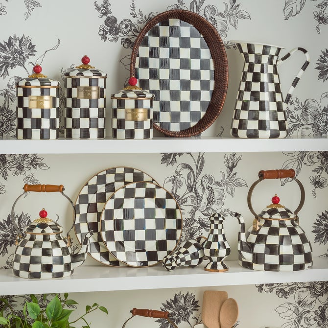 MacKenzie-Childs | Courtly Check Medium Canister