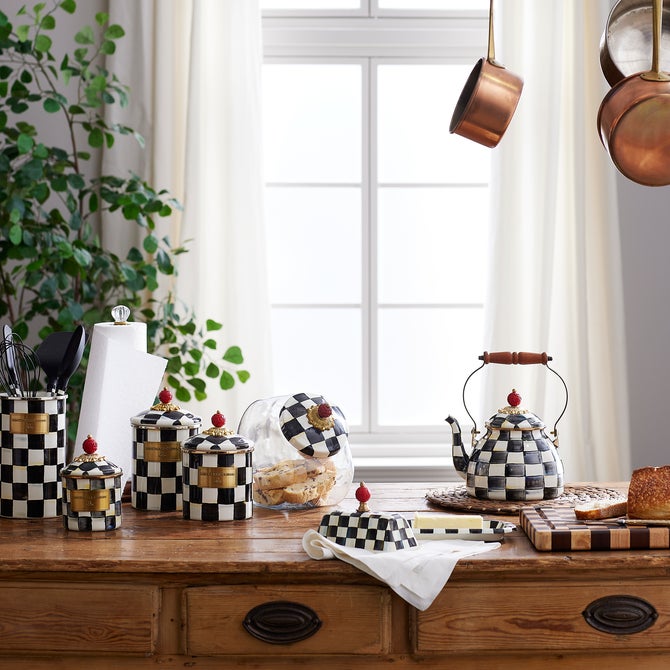 MacKenzie-Childs | Courtly Check Medium Canister