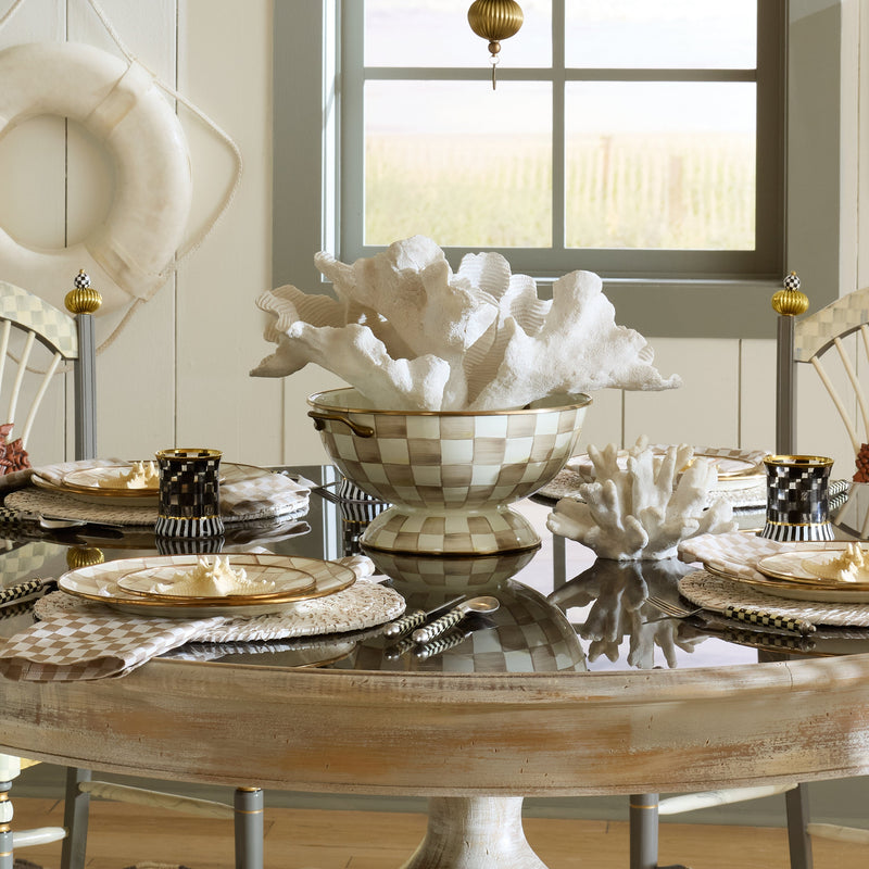 MacKenzie Childs | Mocha Check Medium Everyday Bowl