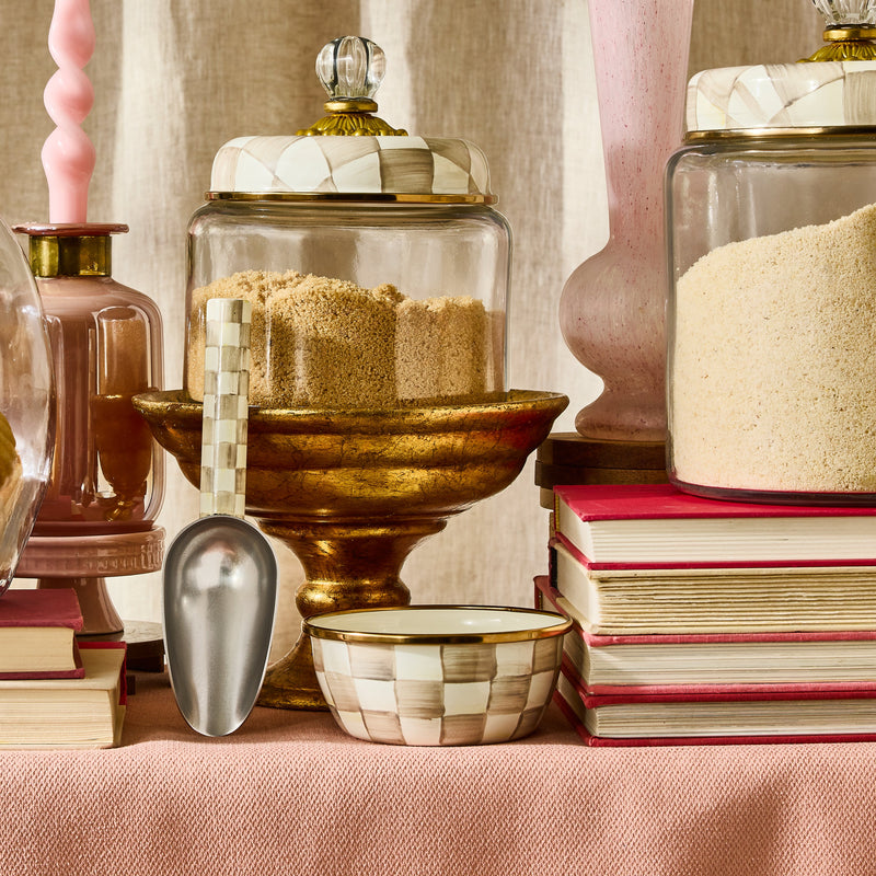 MacKenzie Childs | Mocha Check Medium Everyday Bowl