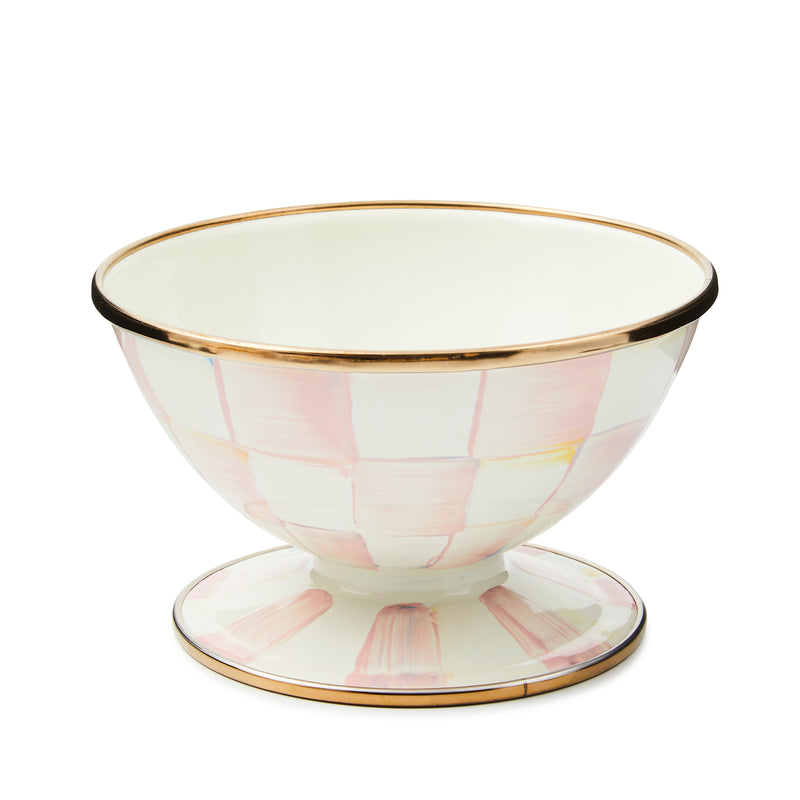 MacKenzie-Childs | Rosy Check Ice Cream Dish