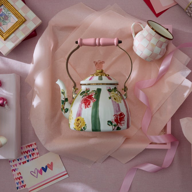 Mackenzie Childs | Garden Gala Tea Kettle, 2 QT.