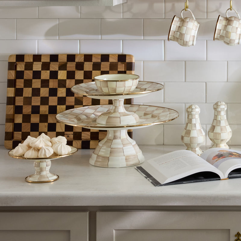 MacKenzie Childs | Mocha Check Creamer