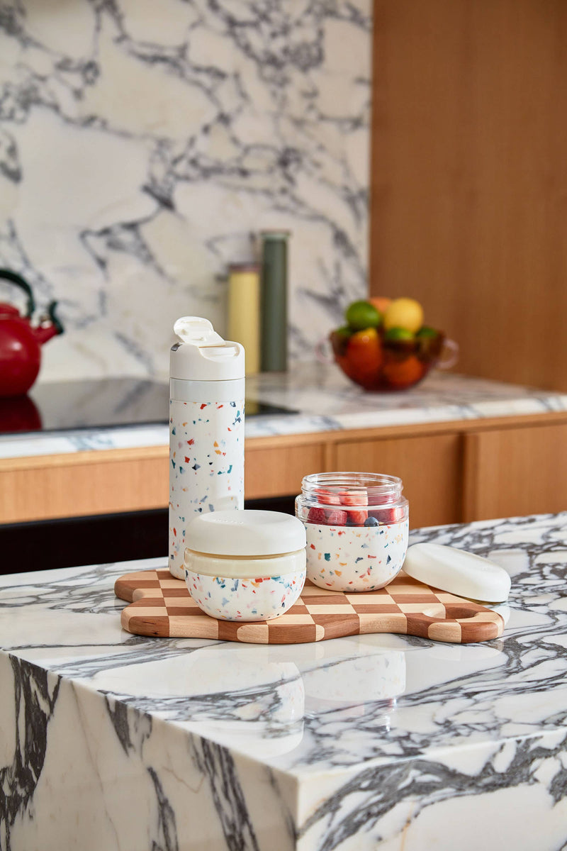 W&P Glass Seal Tight To-Go & Storage Bowl, 16 oz, with airtight lid for leak-proof storage, perfect for meal prep and kitchen organization.