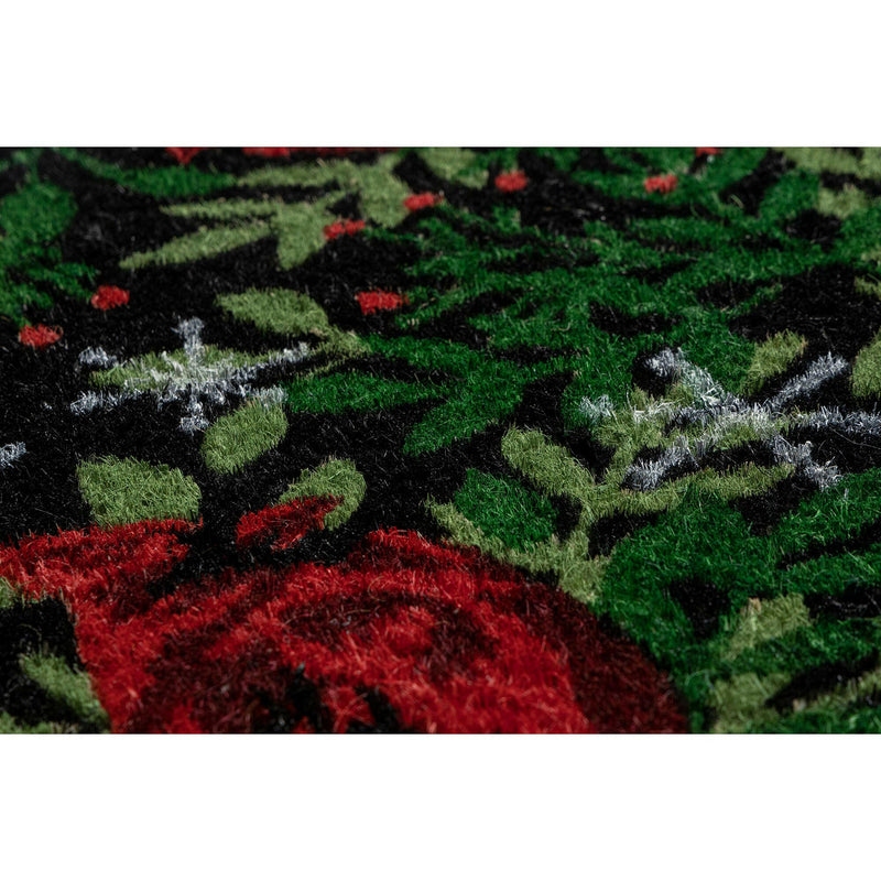 WILLIAMSBURG Holiday Cardinal Handwoven Doormat.