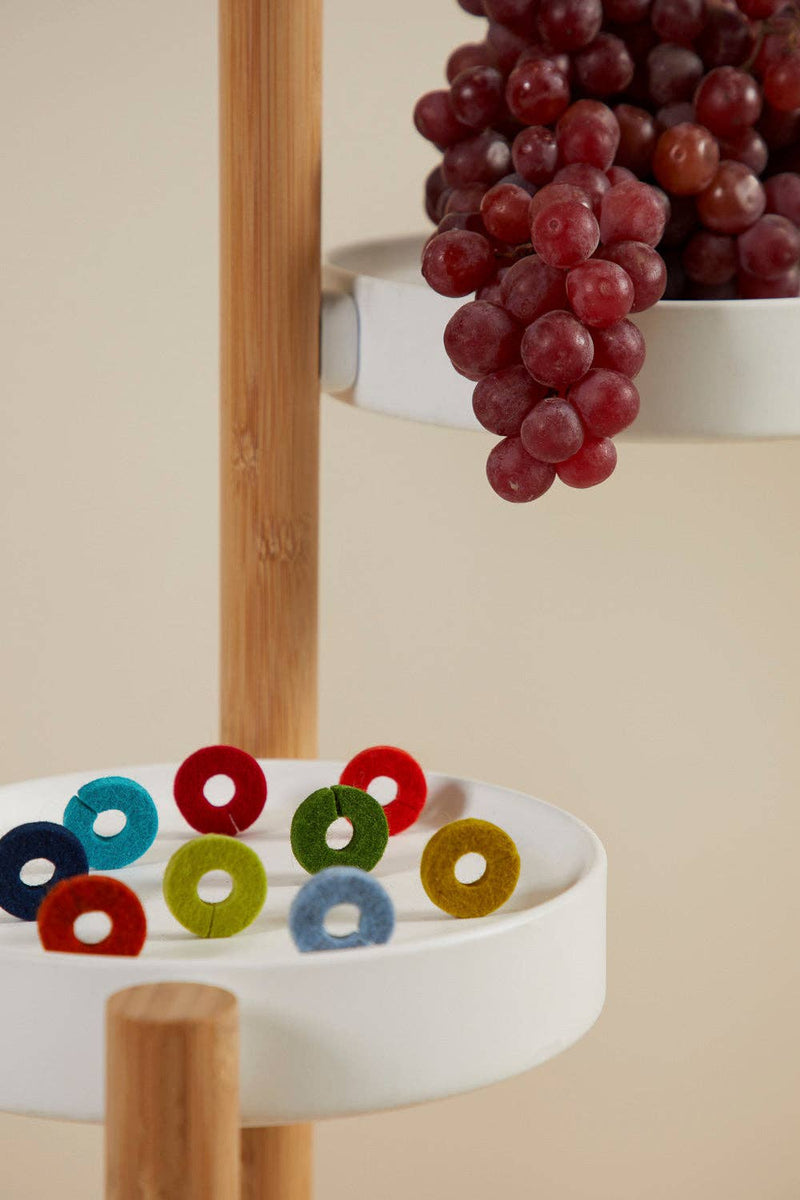 Graf Lantz | Wine-O's Merino Wool Felt Round Wine Markers