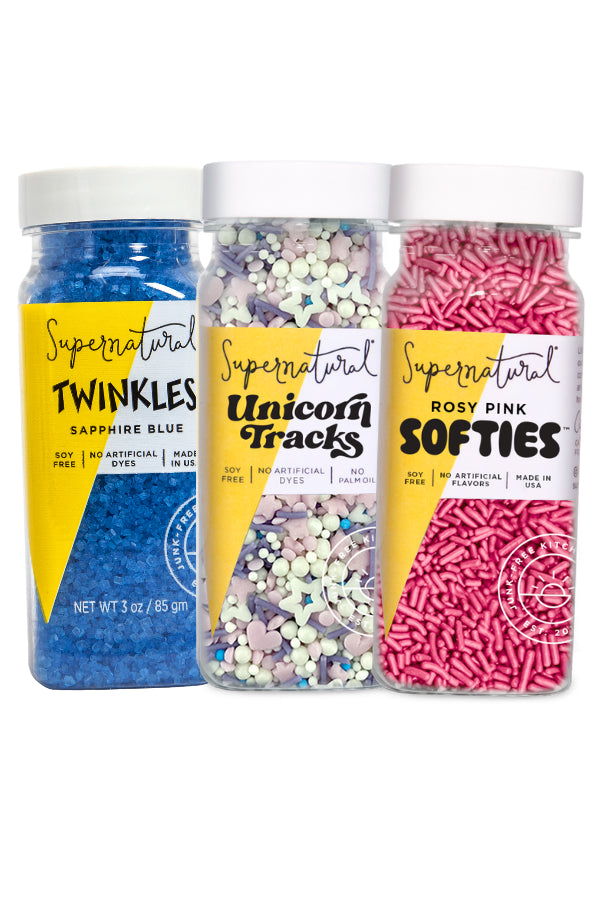 Supernatural | Dye-Free Unicorn Tracks Sprinkles