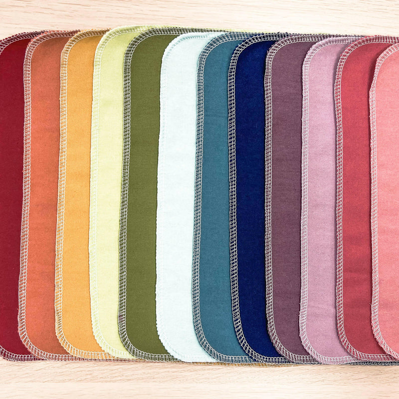 Marley's Monsters Earthy Rainbow UNpaper® Towels, 24-pack, offering a sustainable, reusable alternative to disposable towels for vibrant, eco-friendly kitchen use.