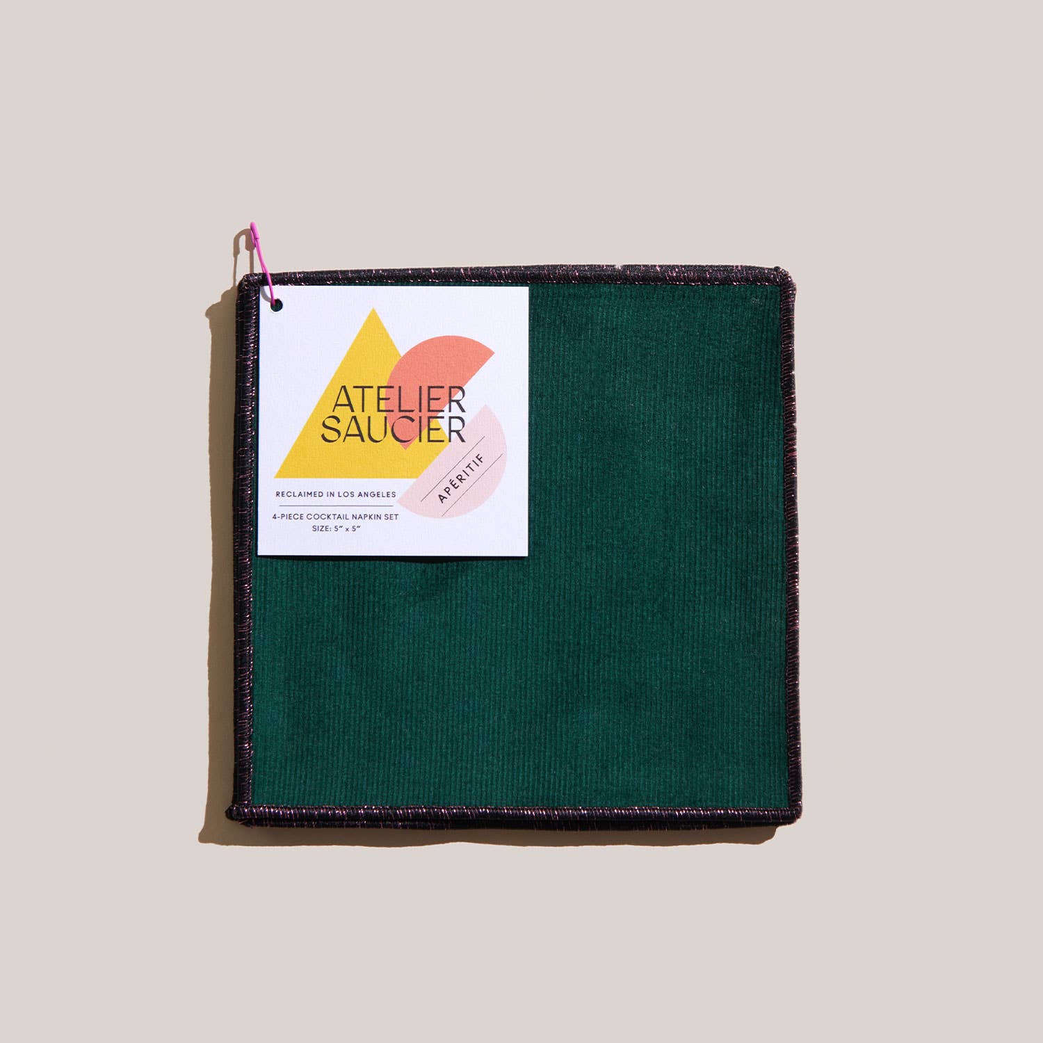 Atelier Saucier Bird of Paradise Cocktail Napkins - Thumbnail 2