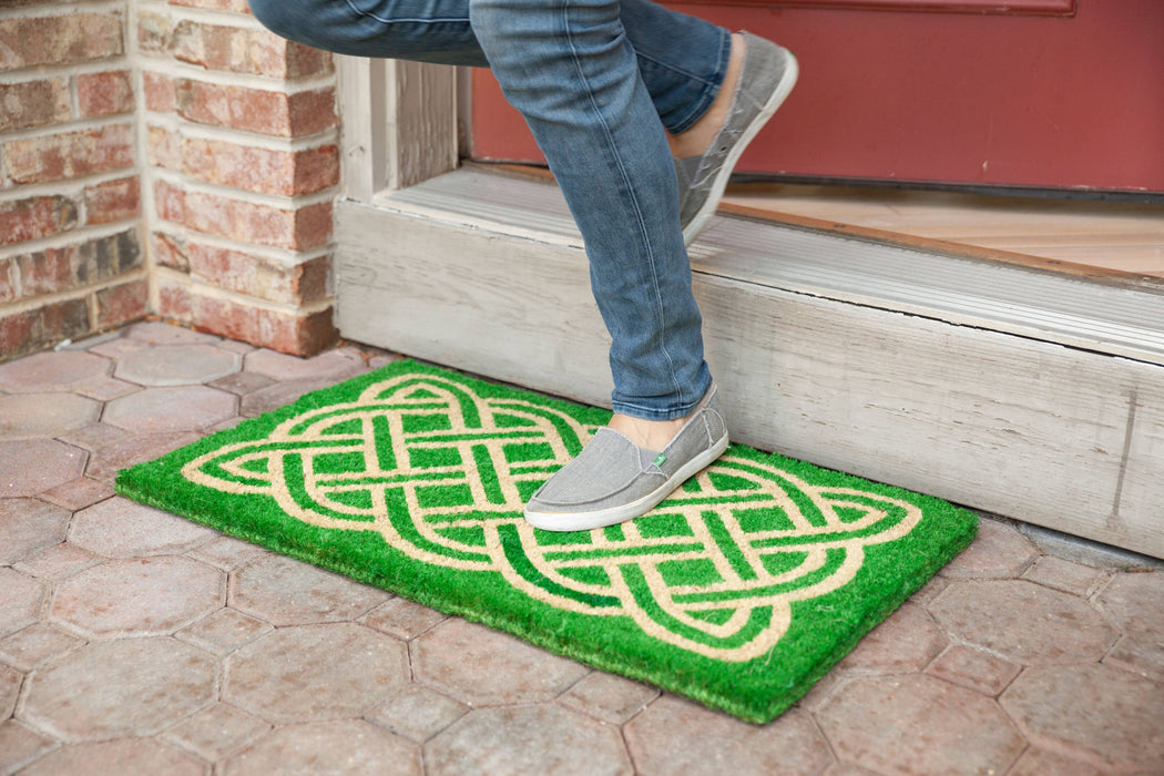 Celtic Handwoven Coconut Fiber Doormat