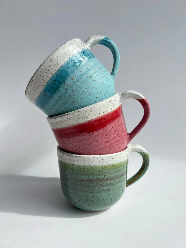 RachaelPots | Jumbo Mug, Nude/Light Blue