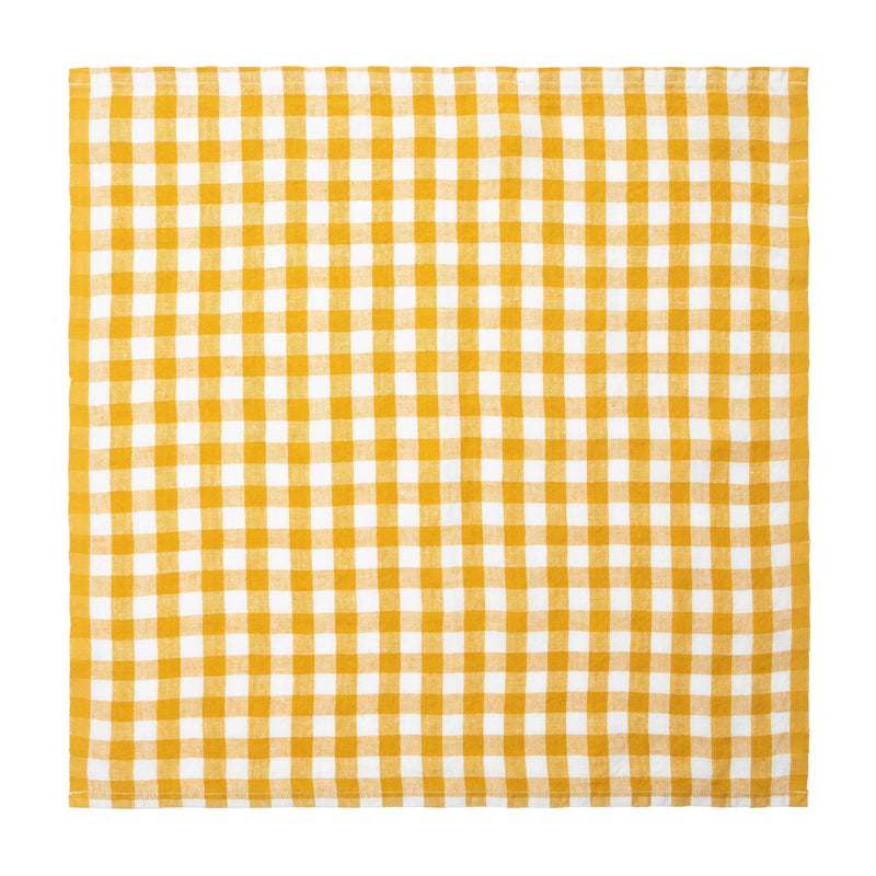 Couleur Nature | Picnic Napkin, Mustard, Set of 4