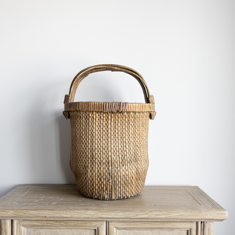 NEEPA HUT | Bidayuh Laundry Basket with Handle Natural