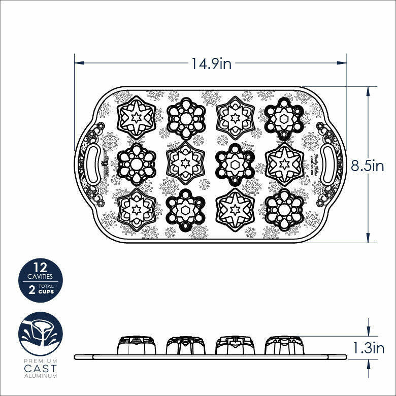 Nordic Ware | Frosty Flakes Bites Pan.