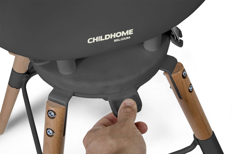 BEABA & Childhome | Childhome Evolu ONE.80° High Chair - Anthracite