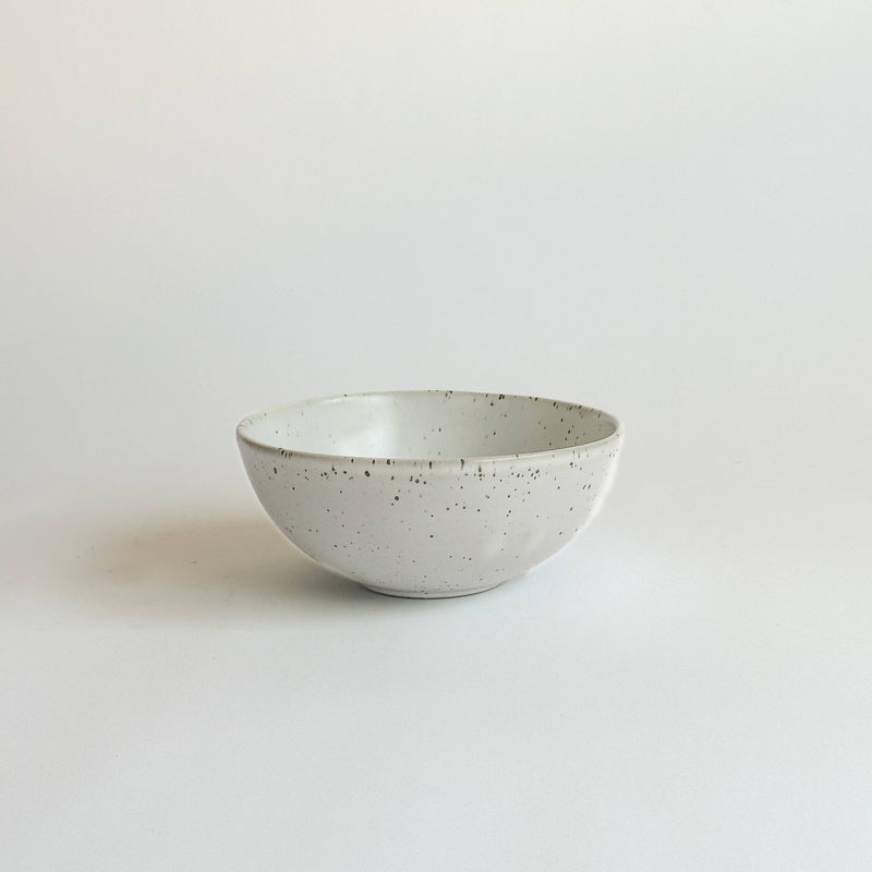 Sarah Kersten - Ramen Bowl: Pacific White, a versatile ceramic bowl ideal for ramen, salads, or side dishes, perfect for enhancing your kitchen collection.