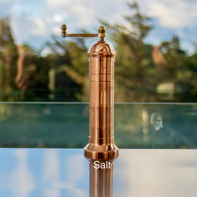 Rune-Jakobsen Design | The original 'Copper Mill' - 9" salt grinder