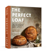 Cover of The Perfect Loaf cookbook by Maurizio Leo, featuring two sourdough loaves, focusing on mastering sourdough breads, sweets, and more.