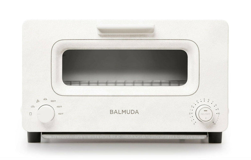 BALMUDA | The Toaster - White, a sleek kitchen appliance using steam and heat control for perfect toasting, ideal for quality home cooking from Athens Cooks.