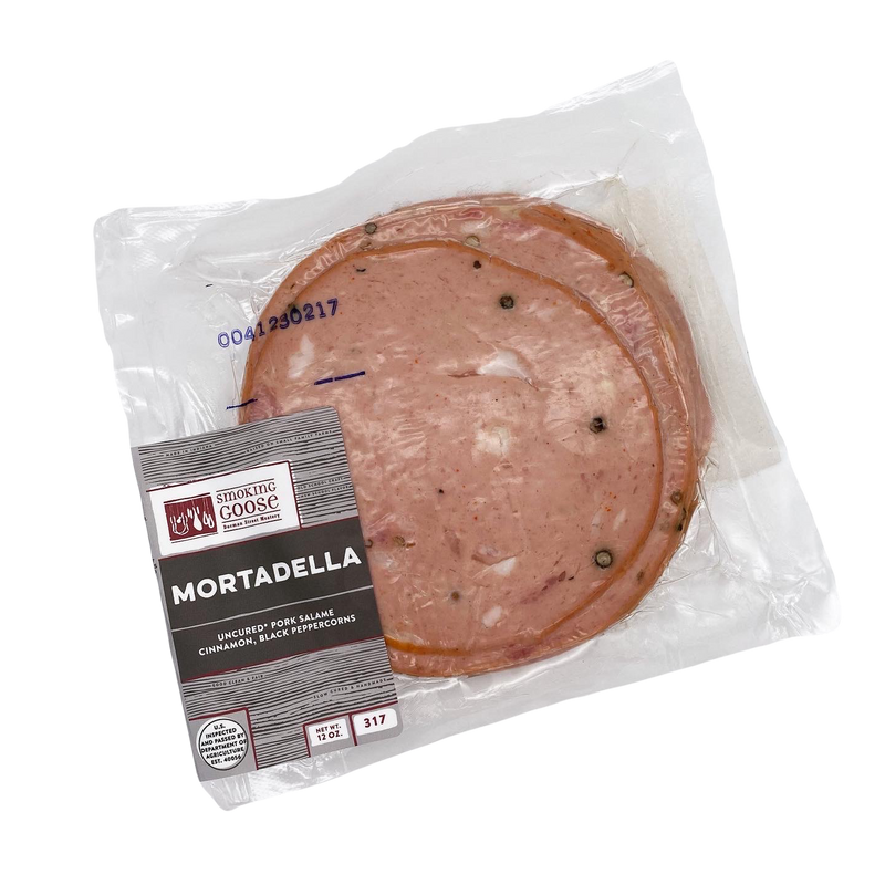Smoking Goose - Mortadella: Sliced Retail: 12oz each