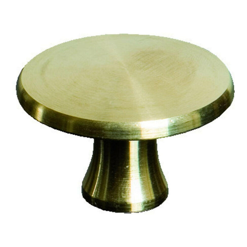 STAUB Brass Knob - Small, a sleek accessory enhancing cookware lids' style and function, perfect for replacing worn knobs, available at Athens Cooks.