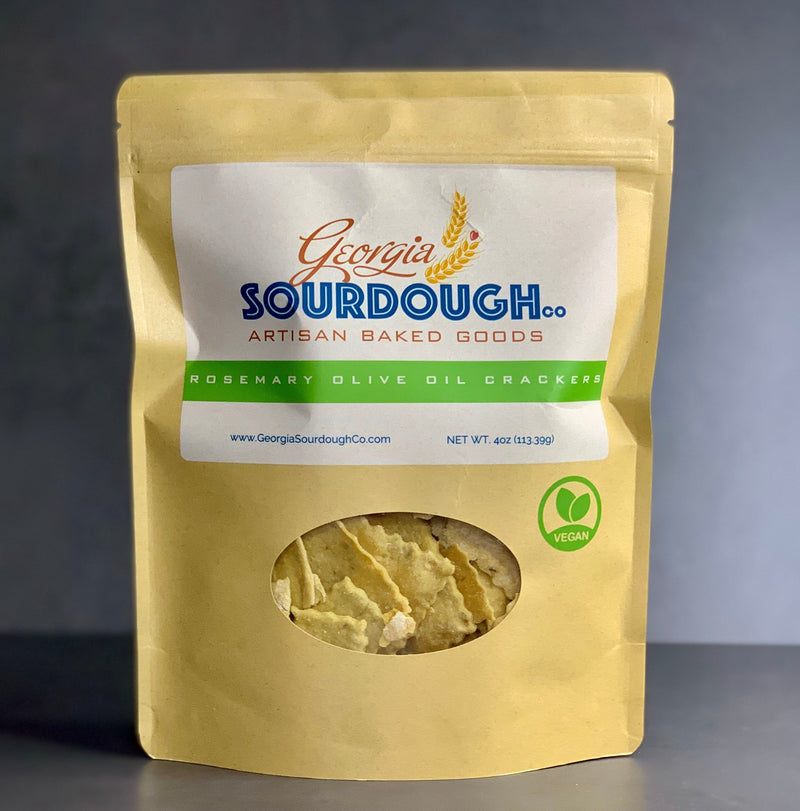 Georgia Sourdough Co. | Rosemary Olive Oil Crackers