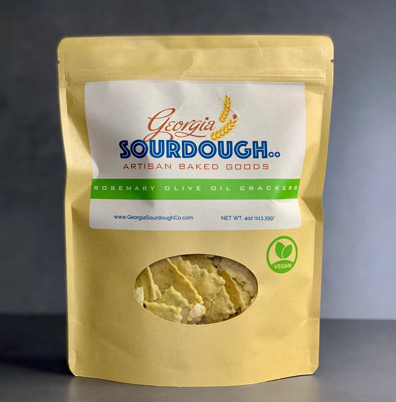 Georgia Sourdough Co. | Rosemary Olive Oil Crackers