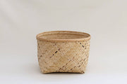 NEEPA HUT - Pot Woven Basket Storage Organizer | Natural, crafted from rattan by Bidayuh artisans, perfect for organizing household items elegantly.