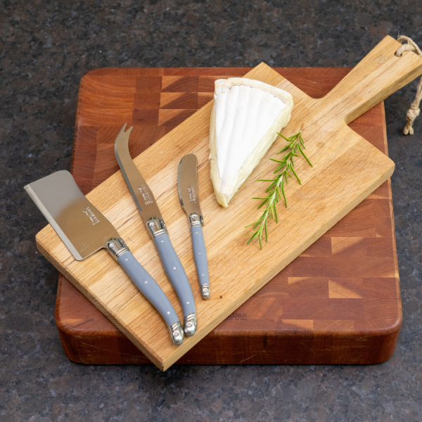 The French Farm - Jean Dubost 3pc Cheese Set in Gray