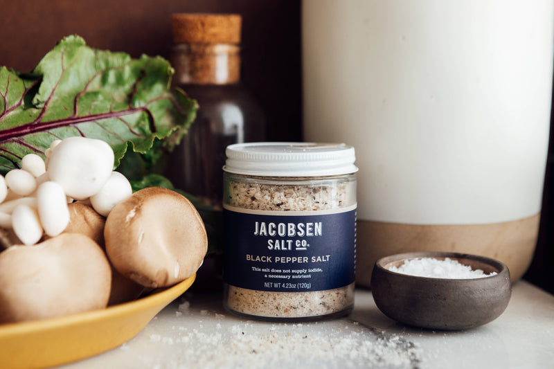 Jacobsen Salt Co. | Black Pepper Salt - Infused Sea Salt