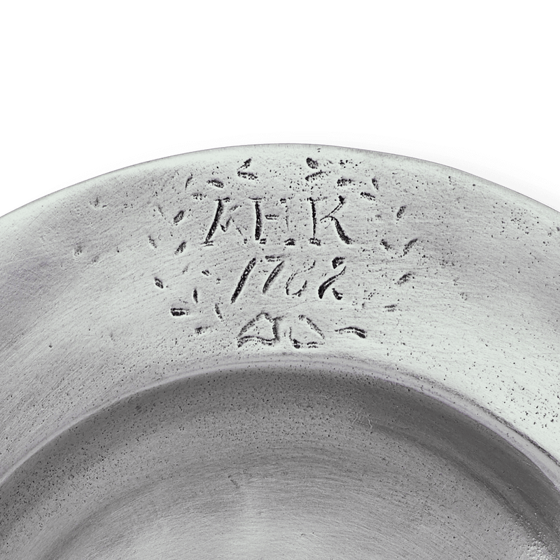 Match | Antique Pewter Bottle Coaster