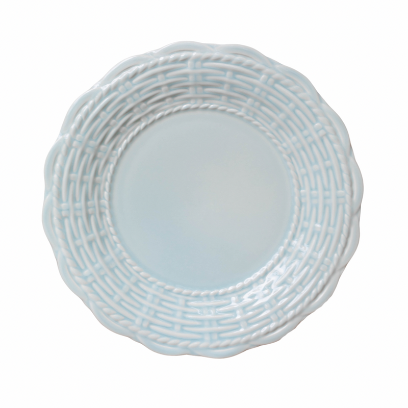 Provvista Designs | Basket Jubilee Dinner Plate, White