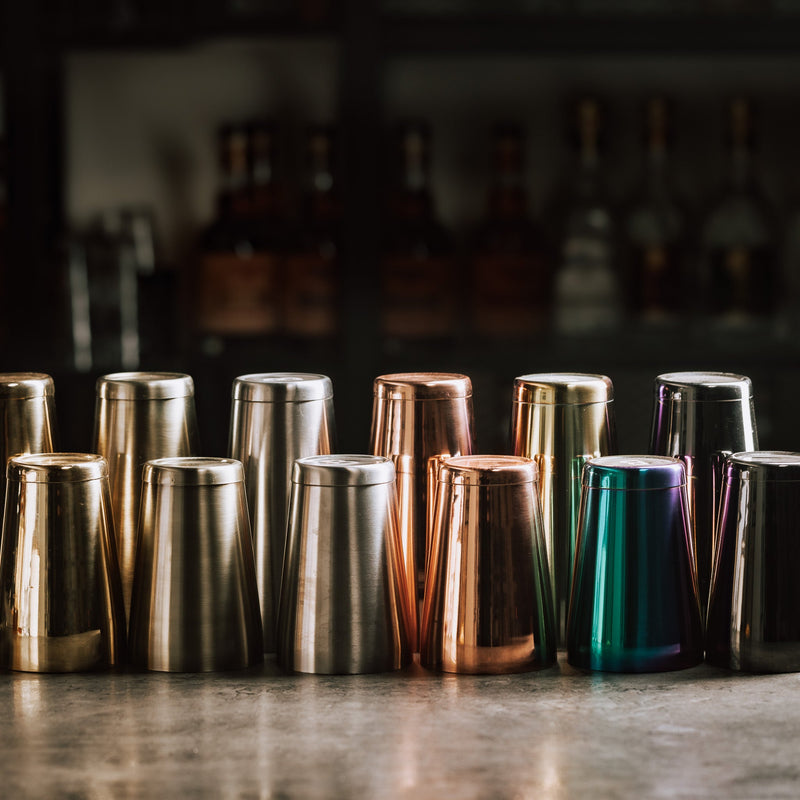 Bull in China | Weighted Cocktail Shakers - Antique Brass, Plated