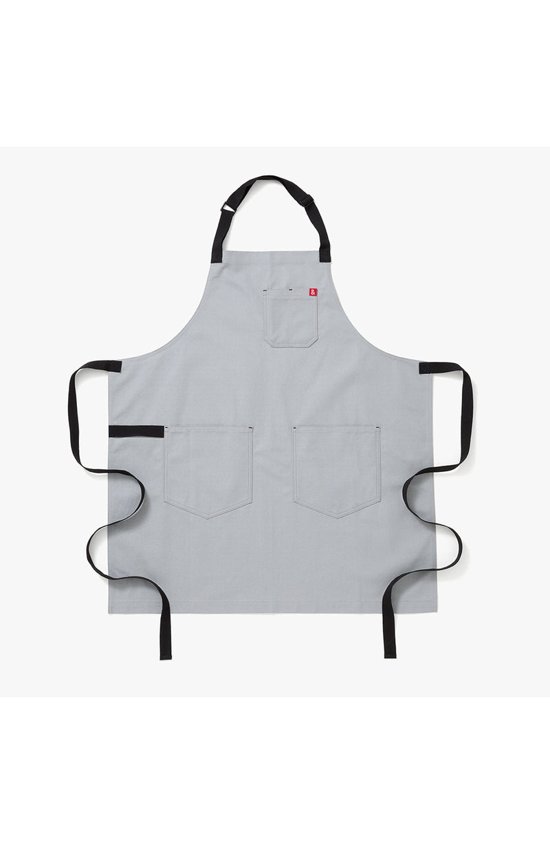Hedley & Bennett | All Day Crossback Aprons - Charcoal Grey, featuring comfortable crossback straps, utility loop, and pockets, ideal for professional and home cooking.