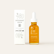 Little Seed Farm | Antioxidant Serum bottle featuring a blend of botanical oils and CoQ10, designed to protect and revitalize skin from environmental stressors.