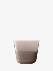 LSA International Arc Contrast Tumblers - Earth, 13 oz, featuring a tapered profile with a matte textured finish, suitable for versatile everyday use.