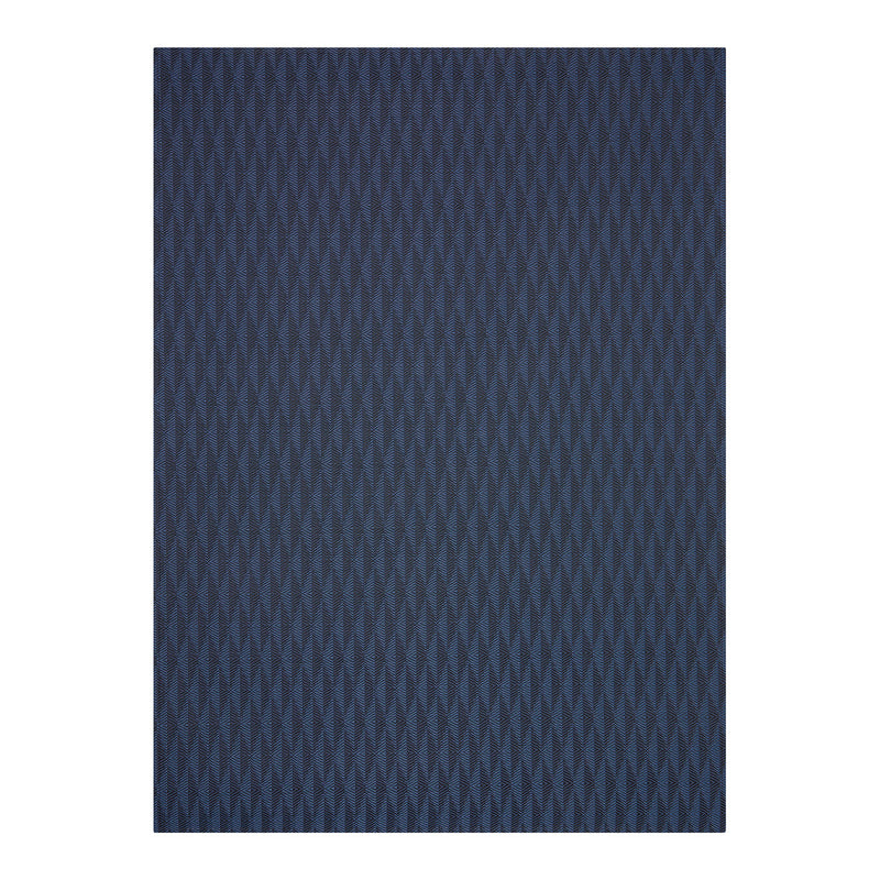 Chilewich Arrow Woven Floor Mat in Sapphire, 35 by 48 inches