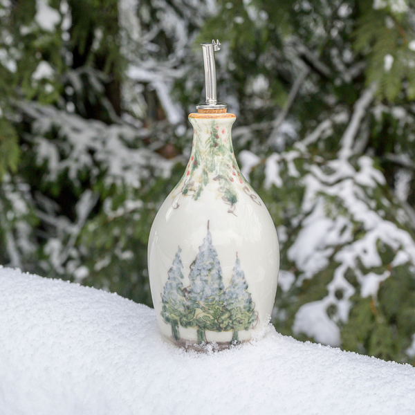Arte Italica & Crown Linen Designs | Natale Oil Bottle