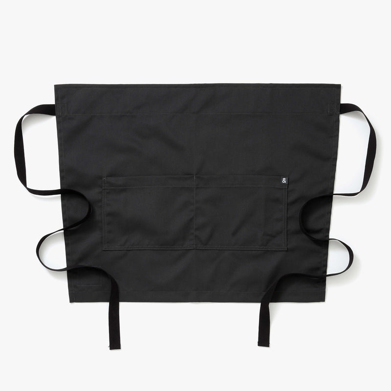 Hedley & Bennett | Cafe Bistro Half Apron - Charcoal