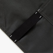 Hedley & Bennett All Day Crossback Apron, Charcoal Grey — apron detail