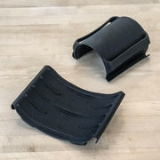 WOW GEAR | Gripmitt - Green on wood surface, showcasing its versatile design for safe handling of hot and cold foods in cooking or grilling contexts.