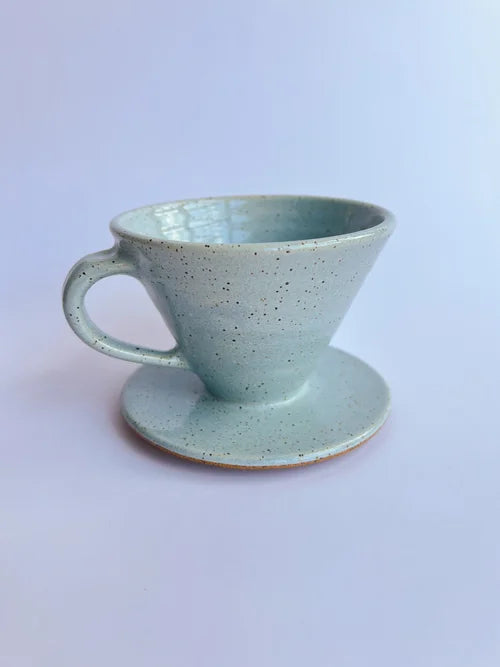 RachaelPots | Coffee Pour Over Cone W/Handle, Pink