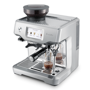 Breville | Barista Touch: Stainless-steel espresso machine with built-in grinder, touchscreen for drink choices, portafilter, and steam wand, ideal for home baristas.