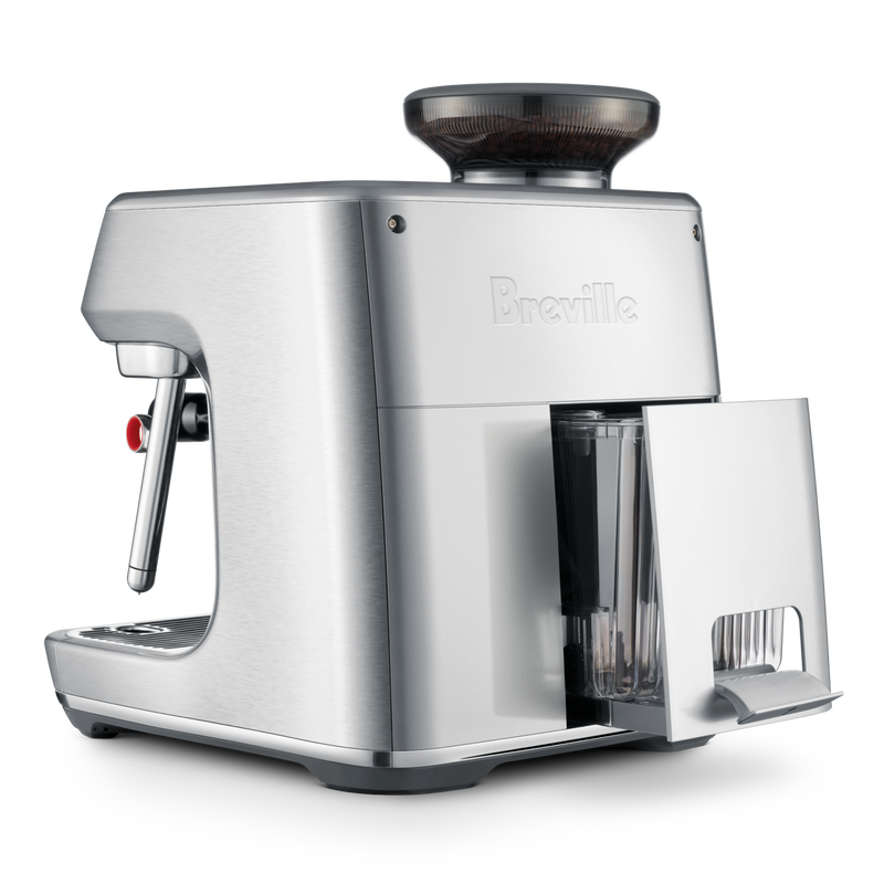 Breville | The Oracle Jet espresso machine with built-in grinder, portafilter, and steam wand, offering precise brewing control for café-quality espresso at home.